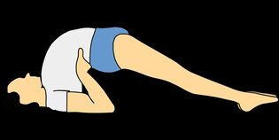 Exercise to improve blood flow to the internal organs of the pelvic region