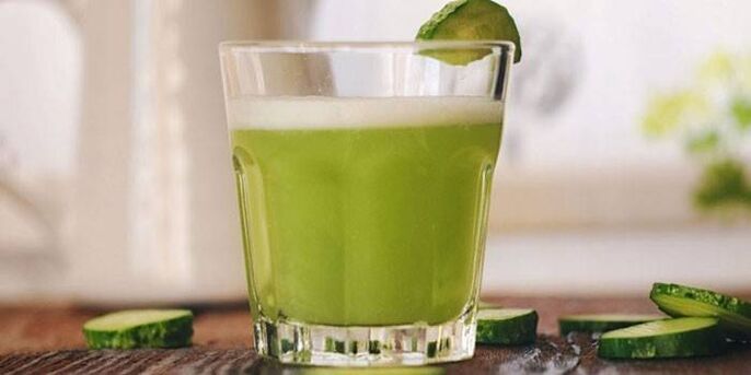 Cucumber juice used to treat prostatitis